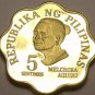 Rare Proof Philippines 1979 5 Sentimos~Only 3,645 Minted~Scalloped~Free Shipping