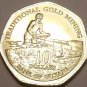 Gem Unc Guyana 2007 $10.00~Traditional Gold Mining With Pans~Free Shipping