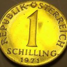 Proof Austria 1971 Schilling~82,000 Minted~Edelweiss Flower~Free Shipping