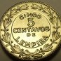 Gem Unc Honduras 1956 5 Centavos~LEMPIRA~Free Shipping