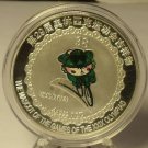 Massive Beijing 2008 Olympic Silver Plated Medallion~Cycling~Free Shipping