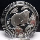 Fantasy Silver-Plated Proof Russia 1996 Rouble~Blind Mole Rat~Free Shipping