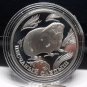 Fantasy Silver-Plated Proof Russia 1996 Rouble~Blind Mole Rat~Free Shipping