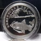 Fantasy Silver-Plated Proof Russia 2005 Rouble~Volkhov Whitefish~Free Shipping