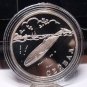 Fantasy Silver-Plated Proof Russia 2002 Rouble~Sei Whale~Free Shipping