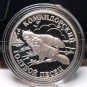 Fantasy Silver-Plated Proof Russia 2003 Rouble~Arctic Foxes~Free Shipping