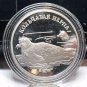 Fantasy Silver-Plated Proof Russia 2007 Rouble~Ringed Seal~Free Shipping