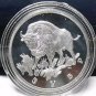 Fantasy Silver-Plated Proof Russia 1997 Rouble~European Bison~Free Shipping