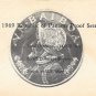 1969 Panama 6 Coin Single Page C.O.A. Document Set~Free Shipping
