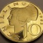 Proof Austria 1983 10 Schilling~65,000 Minted~Woman Of Wachau~Free Shipping