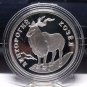 Fantasy Silver-Plated Proof Russia 1993 Rouble~Mountain Goat~Free Shipping