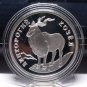 Fantasy Silver-Plated Proof Russia 1993 Rouble~Mountain Goat~Free Shipping