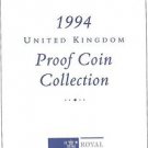 1994 Great Britain 8 Coin 2 Page C.O.A. Document Set~Free Shipping