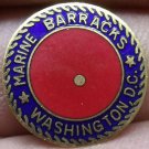 Lot of 5 Marine Corps Barracks Washington D.C. Enameled Brass Medallions~Free Sh