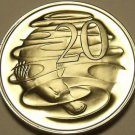 Rare Proof Australia 1975 20 Cents~Duckbill Platypus~23,000 Minted~Free Shipping