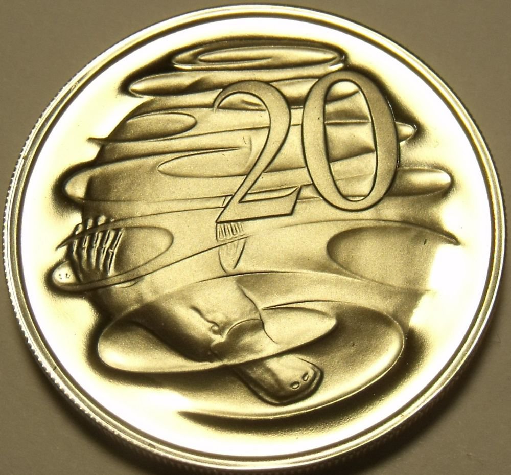 Rare Proof Australia 1975 20 CentsDuckbill Platypus23,000 MintedFree