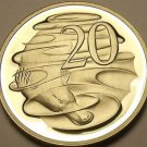 Cameo Proof Australia 1989 20 Cents~Only 67,000 Minted~Duckbill Platypus~Fr/Ship