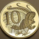 Cameo Proof Australia 1989 10 Cents~Lyrebird~67,000 Minted~Free Shipping