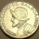 Gem Unc Silver Panama 1962 1/10th Balboa~Fantastic~Free Shipping