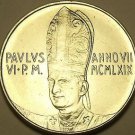 Rare Vatican 1969 F.A.O. 50 Lire~190,000 Minted~Angel In Flight~Free Shipping