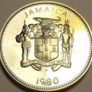 Rare Proof Jamaica 1980 25 Cents~Streamer Tailed Hummingbird~2,688 Minted~Fr/Sh