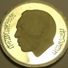 Rare Silver Proof Morocco AH1396 (1976) 50 Dirhams~4,400 Minted~Green March~Fr/S