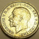 Unc Silver Great Britain 1932 3-Pence~Now Over 80 Years Old~Free Shipping