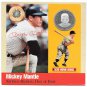 Rare .999 Silver Proof Mickey Mantle 500 Club Cooperstown Commemorative~Free Shi