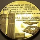 Large 24k Gold Plated Proof Medallion~Justice Has Been Done~Twin Towers 9-11~F/S