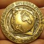 Huge 51.2mm Solid Bronze Grand Orient Rome Italy Masonic Medallion~Fantastic~F/S