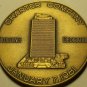 Massive Bronze Charter Company Building Dedication Medallion~Fortune 500~Free Sh
