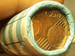 Gem Unc Original Roll (20) San Marino 2006 5 Euro Cents Coins~CV $160~Free Ship