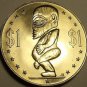 Rare Proof Cook Islands 1975 Dollar~God Of Creation & Fertility~Free Shipping