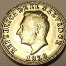 Gem Unc El Salvador 1956 5 Centavos~Francisco Morazan~Excellent~Free Shipping