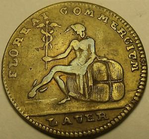 Nurnberg German States Lauer Jetton Coin 1860-1865~Nice~Free Shipping