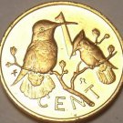 Cameo Proof British Virgin Islands 1975 Cent~32,000 Minted~Hummingbird~Free Ship
