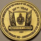 Huge 44.2mm Supreme Council 33 Mother Jurisdiction Freemason Medallion~Free Ship