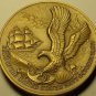 Massive 76.2mm Solid Bronze U.S. Navy 1975 Bi-Centennial Medallion~Fantastic~FrS