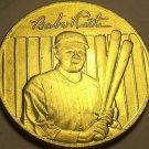 22k Gold Plated Babe Ruth World Series Lifetime Statistics Medallion~Free Ship 22k Gold Plated Babe Ruth World Series Lifetime Statistics Medallion~Free Ship