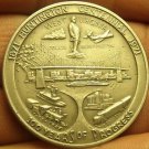 Huge 37.6mm 1971 Gem Unc Solid Pewter Hunnington West Virginia Centennial~Fr/Sh