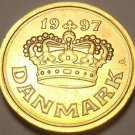 Denmark 1997 25 Ore Unc