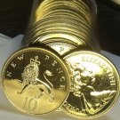 Great Britain 1971 10 Pence~Proof Roll Of 20~Crowned Lion~Rare