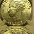 Belgium 1940 50 Francs Position A~NGC Certified UNC~Free Shipping