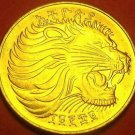 Ethiopia EE1969 (1977) 10 Cents Unc~Excellent~Only Year Ever~Lion Coin~Fr/Ship