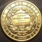 Gem Unc James A. Garfield Presidential Bronze Inauguration Medallion~Free Ship