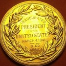 Gem Unc Willam H. Harrison Presidential Bronze Inauguration Medallion~Free Ship