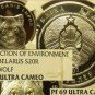 Belarus 2007 20 Roubles~NGC PR-69 UC~Highest~WOLF With Golden Swarovski Crystals