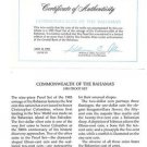 1985 Bahamas 9 Coin 2 Piece C.O.A. And Document Set~Free Shipping 1985 Bahamas 9 Coin 2 Piece C.O.A. And Document Set~Free Shipping