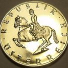 Proof Austria 1970 5 Schillings~Lippizaner Stallion~92,300 Minted~Free Shipping