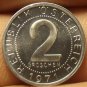 Proof Austria 1971 2 Groschen~Only 82,000 Minted~Imperial Eagle~Free Shipping